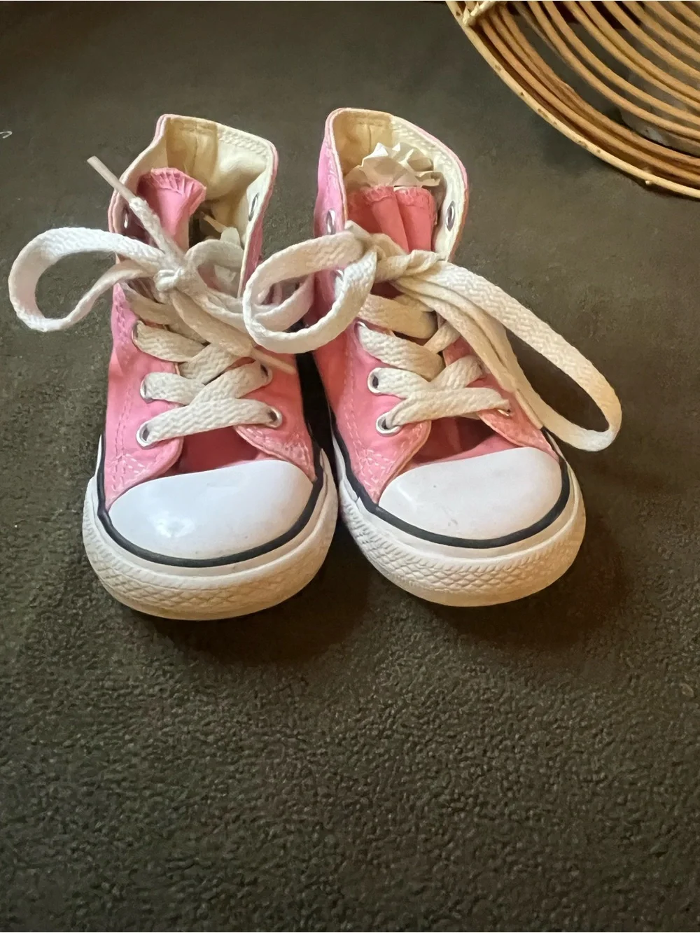 Converse Chuck Taylor All Star Pink High Top Sneakers Infant Size 7